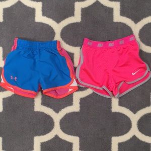 Active shorts under armpit and Nike